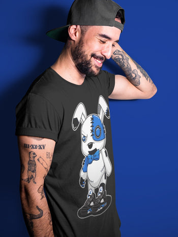 Jordan 5 Racer Blue Sneaker Match Tees Cyborg Bunny Sneaker Tees Jordan 5 Racer Blue Sneaker Release Tees Unisex Shirts