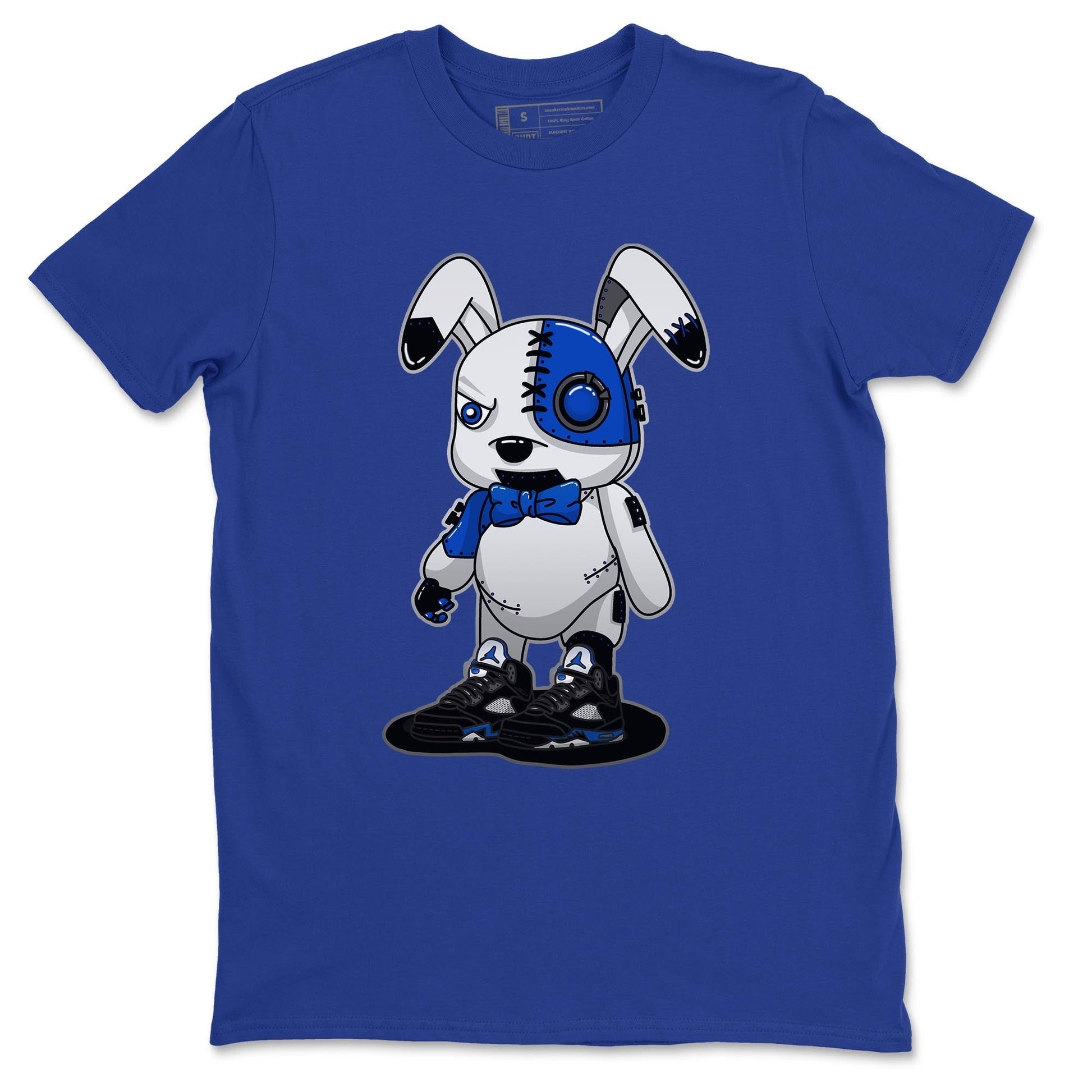 Jordan 5 Racer Blue Sneaker Match Tees Cyborg Bunny Sneaker Tees Jordan 5 Racer Blue Sneaker Release Tees Unisex Shirts