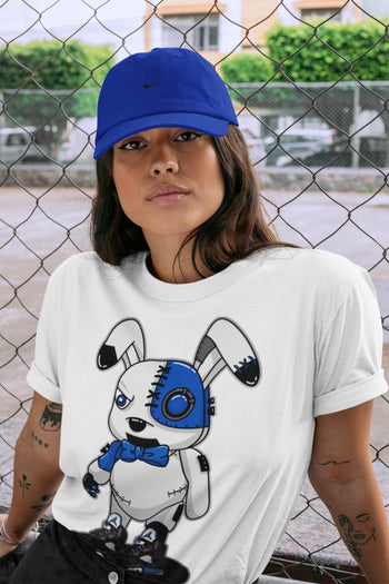 Jordan 5 Racer Blue Sneaker Match Tees Cyborg Bunny Sneaker Tees Jordan 5 Racer Blue Sneaker Release Tees Unisex Shirts
