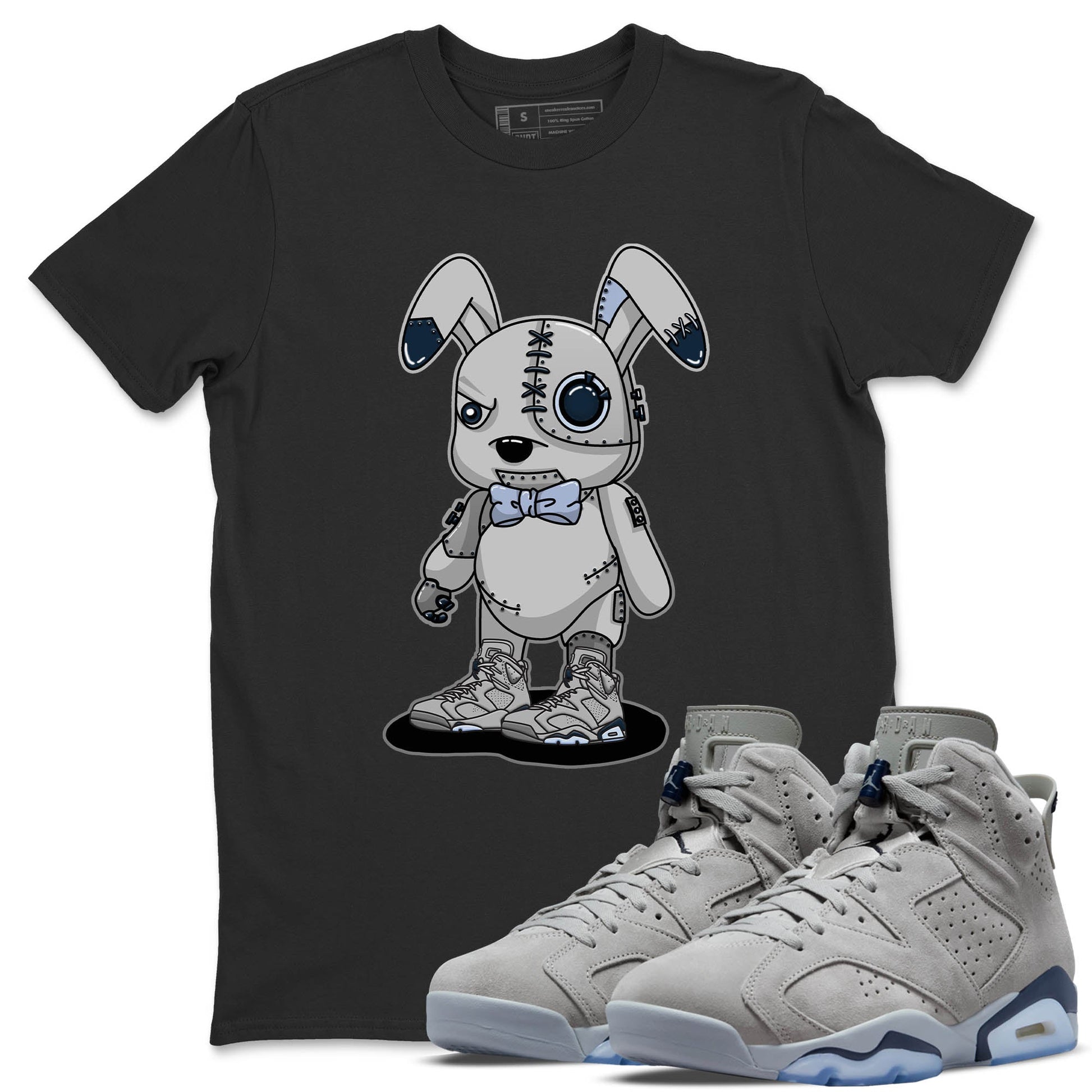 Jordan 6 Georgetown Sneaker Match Tees Cyborg Bunny Sneaker Tees Jordan 6 Georgetown Sneaker Release Tees Unisex Shirts