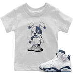 Jordan 6 Midnight Navy Sneaker Match Tees Cyborg Bunny Sneaker Tees Jordan 6 Midnight Navy Sneaker Release Tees Kids Shirts
