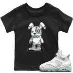 Jordan 6 Mint Foam Sneaker Match Tees Cyborg Bunny Sneaker Tees Jordan 6 Mint Foam Sneaker Release Tees Kids Shirts