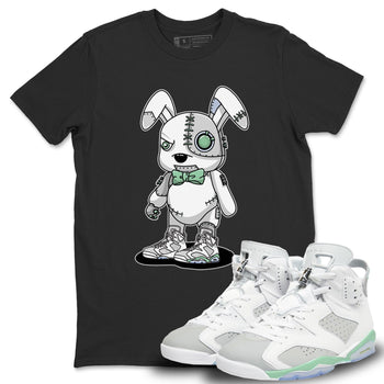 Jordan 6 Mint Foam Sneaker Match Tees Cyborg Bunny Sneaker Tees Jordan 6 Mint Foam Sneaker Release Tees Unisex Shirts