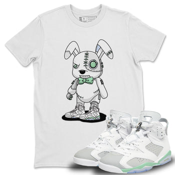 Jordan 6 Mint Foam Sneaker Match Tees Cyborg Bunny Sneaker Tees Jordan 6 Mint Foam Sneaker Release Tees Unisex Shirts