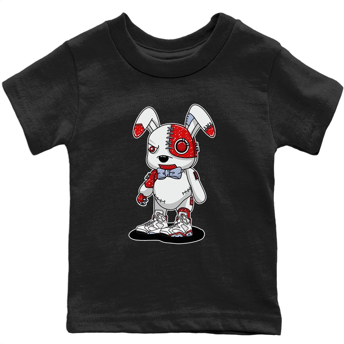 Jordan 6 Red Velvet Cookies Sneaker Match Tees Cyborg Bunny Sneaker Tees Jordan 6 Red Velvet Cookies Sneaker Release Tees Kids Shirts