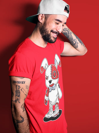 Jordan 6 Red Velvet Cookies Sneaker Match Tees Cyborg Bunny Sneaker Tees Jordan 6 Red Velvet Cookies Sneaker Release Tees Unisex Shirts
