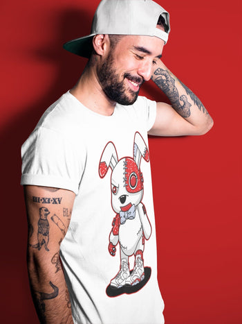 Jordan 6 Red Velvet Cookies Sneaker Match Tees Cyborg Bunny Sneaker Tees Jordan 6 Red Velvet Cookies Sneaker Release Tees Unisex Shirts