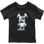 Jordan 6 UNC Sneaker Match Tees Cyborg Bunny Sneaker Tees Jordan 6 UNC Sneaker Release Tees Kids Shirts