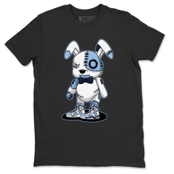 Jordan 6 UNC Sneaker Match Tees Cyborg Bunny Sneaker Tees Jordan 6 UNC Sneaker Release Tees Unisex Shirts
