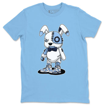 Jordan 6 UNC Sneaker Match Tees Cyborg Bunny Sneaker Tees Jordan 6 UNC Sneaker Release Tees Unisex Shirts