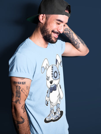 Jordan 6 UNC Sneaker Match Tees Cyborg Bunny Sneaker Tees Jordan 6 UNC Sneaker Release Tees Unisex Shirts