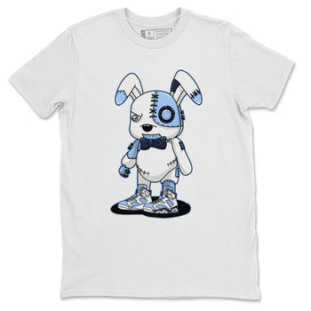 Jordan 6 UNC Sneaker Match Tees Cyborg Bunny Sneaker Tees Jordan 6 UNC Sneaker Release Tees Unisex Shirts