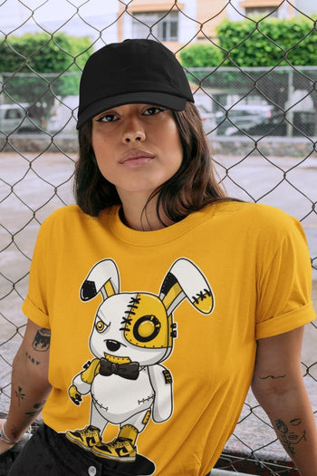 Dunk Championship Goldenrod Sneaker Match Tees Cyborg Bunny Sneaker Tees Dunk Championship Goldenrod Sneaker Release Tees Unisex Shirts