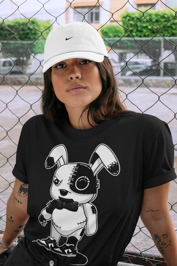 Dunk Panda Sneaker Match Tees Cyborg bunny Sneaker Tees Dunk Panda Sneaker Release Tees Unisex Shirts