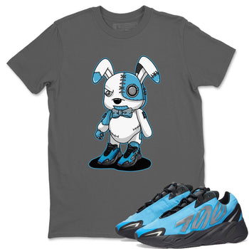 Yeezy 700 Bright Cyan Sneaker Match Tees Cyborg Bunny Sneaker Tees Yeezy 700 Bright Cyan Sneaker Release Tees Unisex Shirts