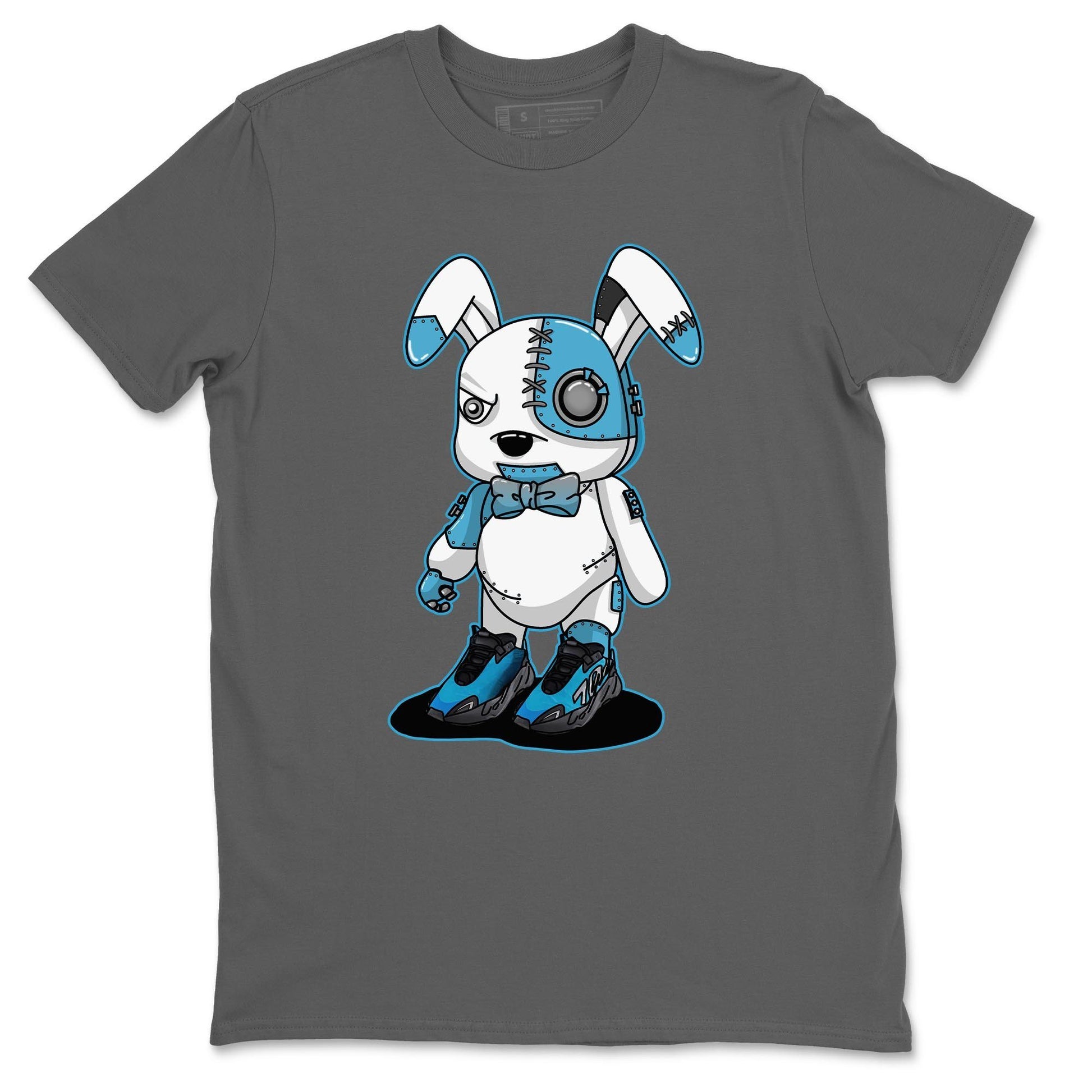 Yeezy 700 Bright Cyan Sneaker Match Tees Cyborg Bunny Sneaker Tees Yeezy 700 Bright Cyan Sneaker Release Tees Unisex Shirts