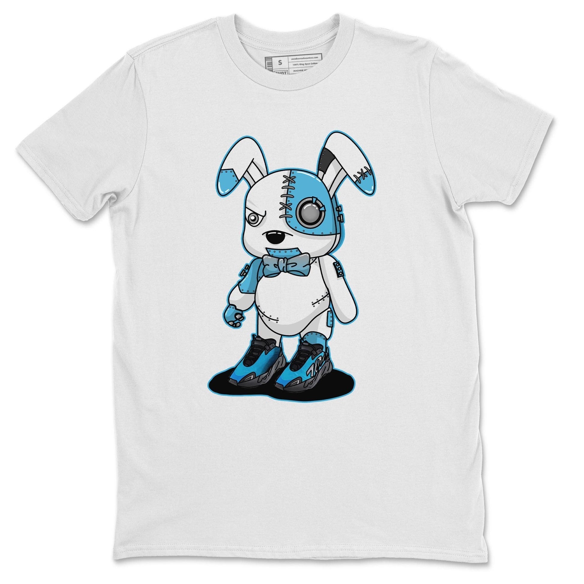 Yeezy 700 Bright Cyan Sneaker Match Tees Cyborg Bunny Sneaker Tees Yeezy 700 Bright Cyan Sneaker Release Tees Unisex Shirts