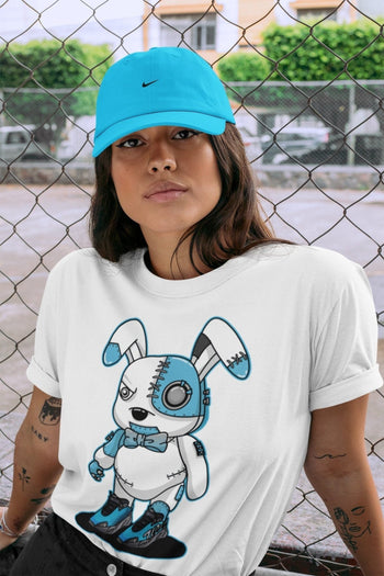 Yeezy 700 Bright Cyan Sneaker Match Tees Cyborg Bunny Sneaker Tees Yeezy 700 Bright Cyan Sneaker Release Tees Unisex Shirts