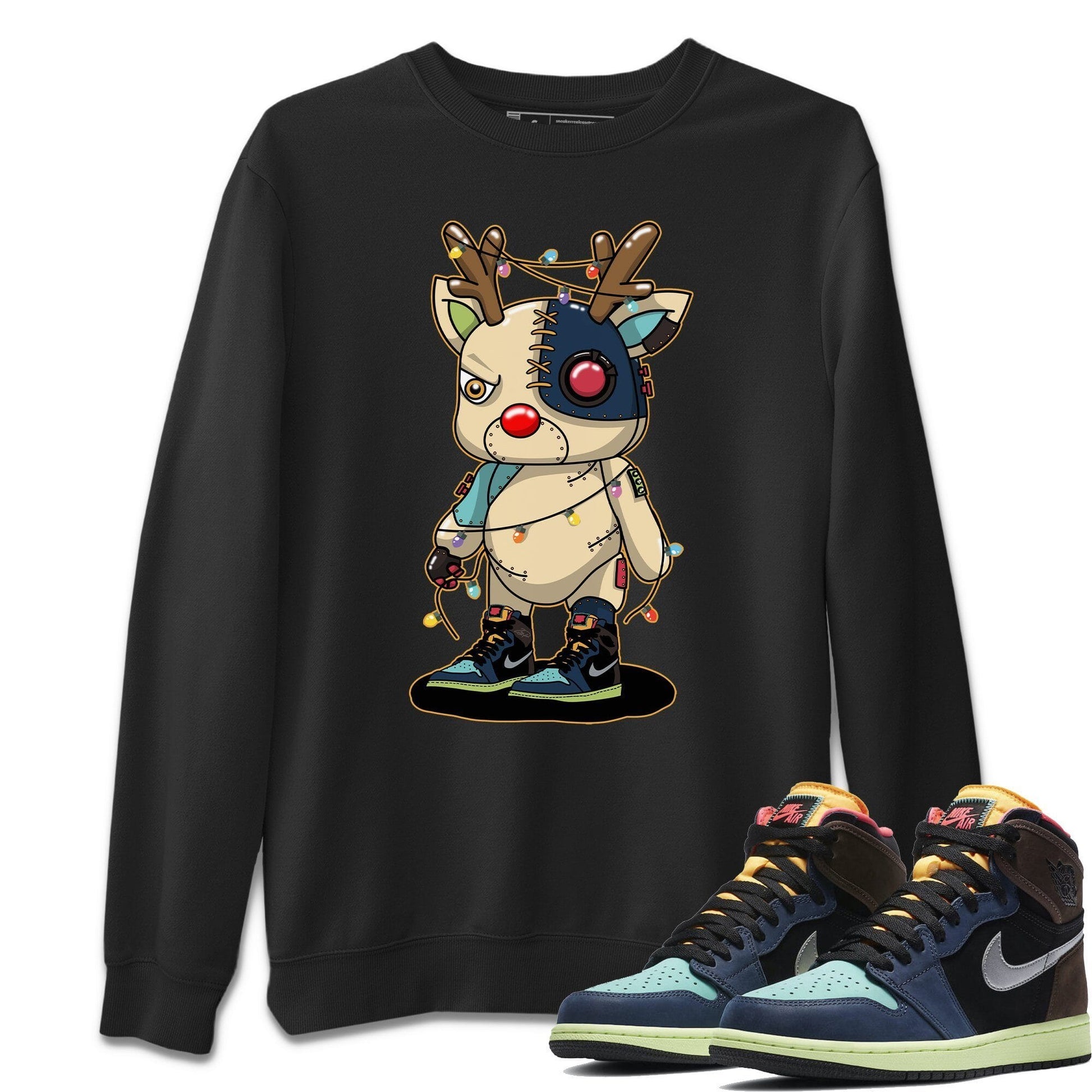 Jordan 1 Bio Hack Sneaker Match Tees Cyborg Reindeer Sneaker Tees Jordan 1 Bio Hack Sneaker Release Tees Unisex Shirts