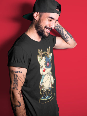 Jordan 1 Bio Hack Sneaker Match Tees Cyborg Reindeer Sneaker Tees Jordan 1 Bio Hack Sneaker Release Tees Unisex Shirts
