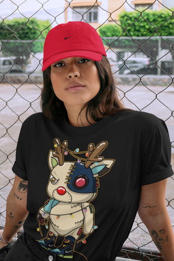 Jordan 1 Bio Hack Sneaker Match Tees Cyborg Reindeer Sneaker Tees Jordan 1 Bio Hack Sneaker Release Tees Unisex Shirts