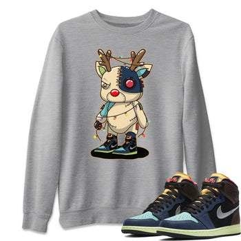 Jordan 1 Bio Hack Sneaker Match Tees Cyborg Reindeer Sneaker Tees Jordan 1 Bio Hack Sneaker Release Tees Unisex Shirts