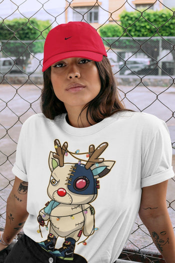 Jordan 1 Bio Hack Sneaker Match Tees Cyborg Reindeer Sneaker Tees Jordan 1 Bio Hack Sneaker Release Tees Unisex Shirts