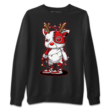 Jordan 1 Lost & Found Sneaker Match Tees Cyborg Reindeer Sneaker Tees Jordan 1 Lost & Found Sneaker Release Tees Unisex Shirts