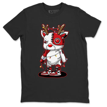 Jordan 1 Lost & Found Sneaker Match Tees Cyborg Reindeer Sneaker Tees Jordan 1 Lost & Found Sneaker Release Tees Unisex Shirts
