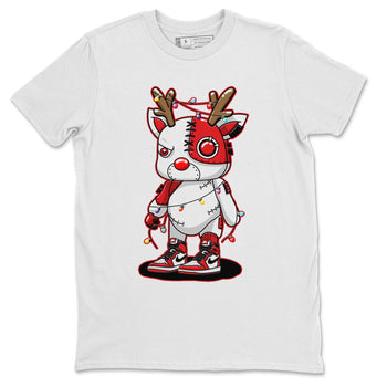 Jordan 1 Lost & Found Sneaker Match Tees Cyborg Reindeer Sneaker Tees Jordan 1 Lost & Found Sneaker Release Tees Unisex Shirts