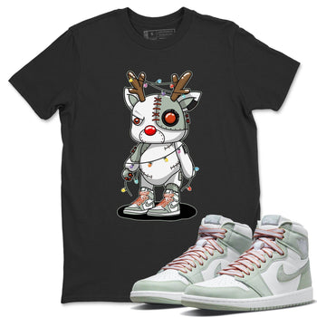 Jordan 1 Seafoam Sneaker Match Tees Cyborg Reindeer Sneaker Tees Jordan 1 Seafoam Sneaker Release Tees Unisex Shirts
