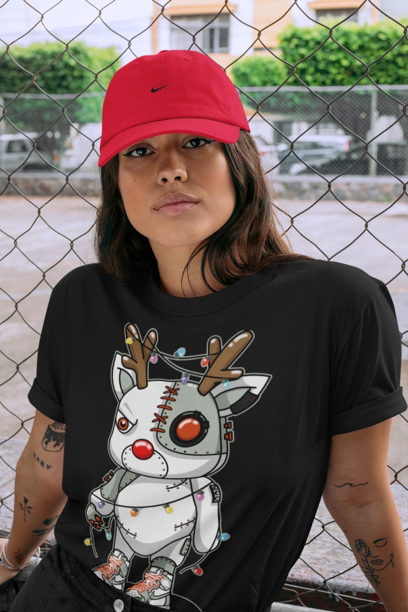 Jordan 1 Seafoam Sneaker Match Tees Cyborg Reindeer Sneaker Tees Jordan 1 Seafoam Sneaker Release Tees Unisex Shirts