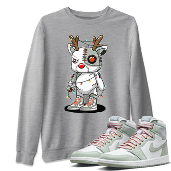 Jordan 1 Seafoam Sneaker Match Tees Cyborg Reindeer Sneaker Tees Jordan 1 Seafoam Sneaker Release Tees Unisex Shirts
