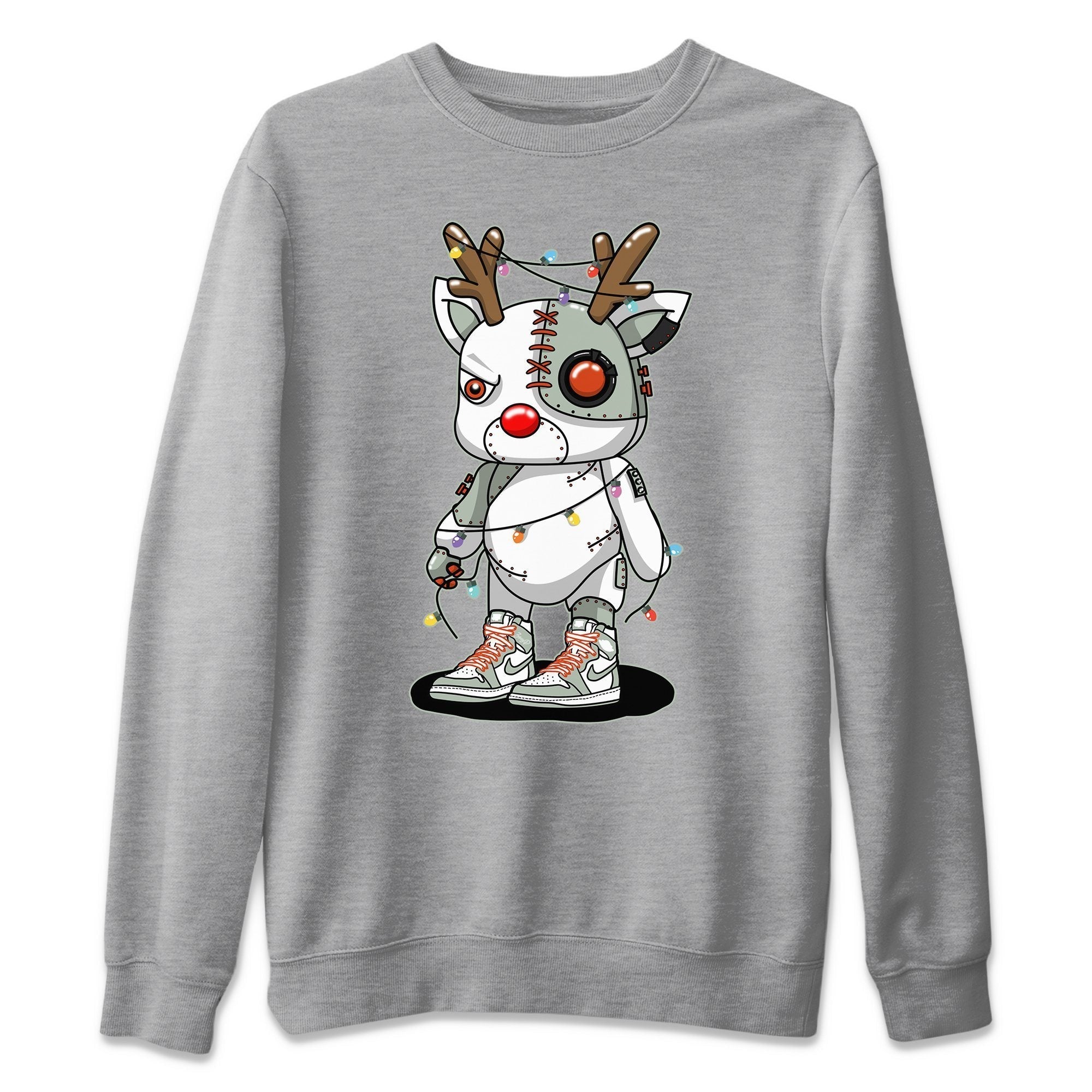 Jordan 1 Seafoam Sneaker Match Tees Cyborg Reindeer Sneaker Tees Jordan 1 Seafoam Sneaker Release Tees Unisex Shirts