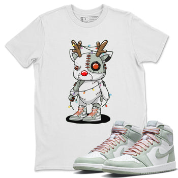 Jordan 1 Seafoam Sneaker Match Tees Cyborg Reindeer Sneaker Tees Jordan 1 Seafoam Sneaker Release Tees Unisex Shirts