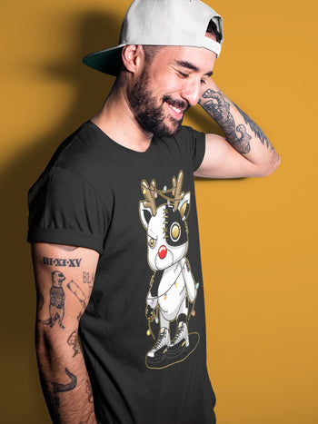 Jordan 12 Royalty Sneaker Match Tees Cyborg Reindeer Sneaker Tees Jordan 12 Royalty Sneaker Release Tees Unisex Shirts