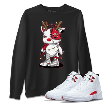 Jordan 12 Twist Sneaker Match Tees Cyborg Reindeer Sneaker Tees Jordan 12 Twist Sneaker Release Tees Unisex Shirts