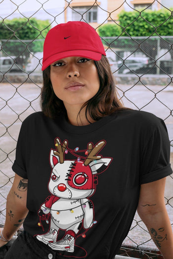 Jordan 12 Twist Sneaker Match Tees Cyborg Reindeer Sneaker Tees Jordan 12 Twist Sneaker Release Tees Unisex Shirts