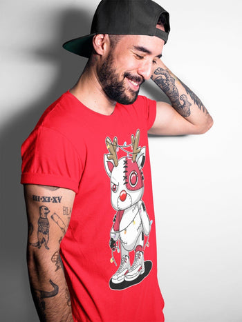 Jordan 12 Twist Sneaker Match Tees Cyborg Reindeer Sneaker Tees Jordan 12 Twist Sneaker Release Tees Unisex Shirts
