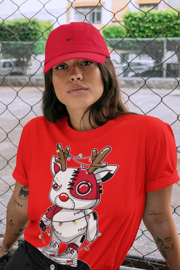 Jordan 12 Twist Sneaker Match Tees Cyborg Reindeer Sneaker Tees Jordan 12 Twist Sneaker Release Tees Unisex Shirts