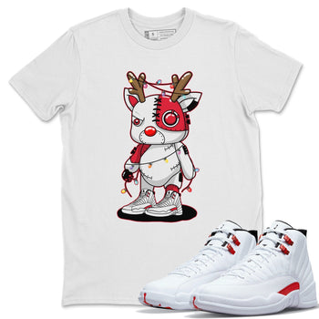 Jordan 12 Twist Sneaker Match Tees Cyborg Reindeer Sneaker Tees Jordan 12 Twist Sneaker Release Tees Unisex Shirts
