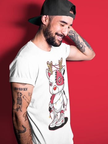 Jordan 12 Twist Sneaker Match Tees Cyborg Reindeer Sneaker Tees Jordan 12 Twist Sneaker Release Tees Unisex Shirts