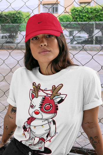 Jordan 12 Twist Sneaker Match Tees Cyborg Reindeer Sneaker Tees Jordan 12 Twist Sneaker Release Tees Unisex Shirts