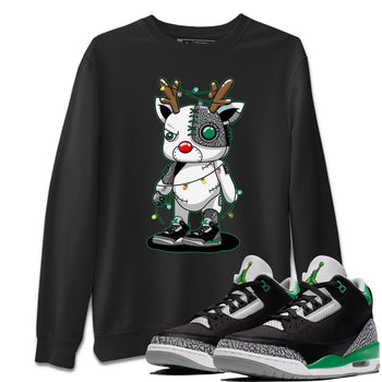 Jordan 3 Pine Green Sneaker Match Tees Cyborg Reindeer Sneaker Tees Jordan 3 Pine Green Sneaker Release Tees Unisex Shirts