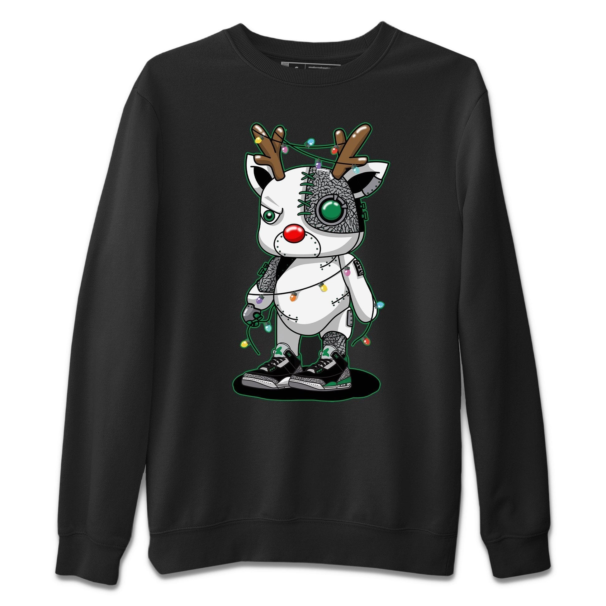Jordan 3 Pine Green Sneaker Match Tees Cyborg Reindeer Sneaker Tees Jordan 3 Pine Green Sneaker Release Tees Unisex Shirts