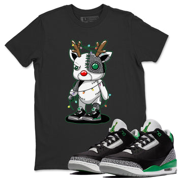 Jordan 3 Pine Green Sneaker Match Tees Cyborg Reindeer Sneaker Tees Jordan 3 Pine Green Sneaker Release Tees Unisex Shirts