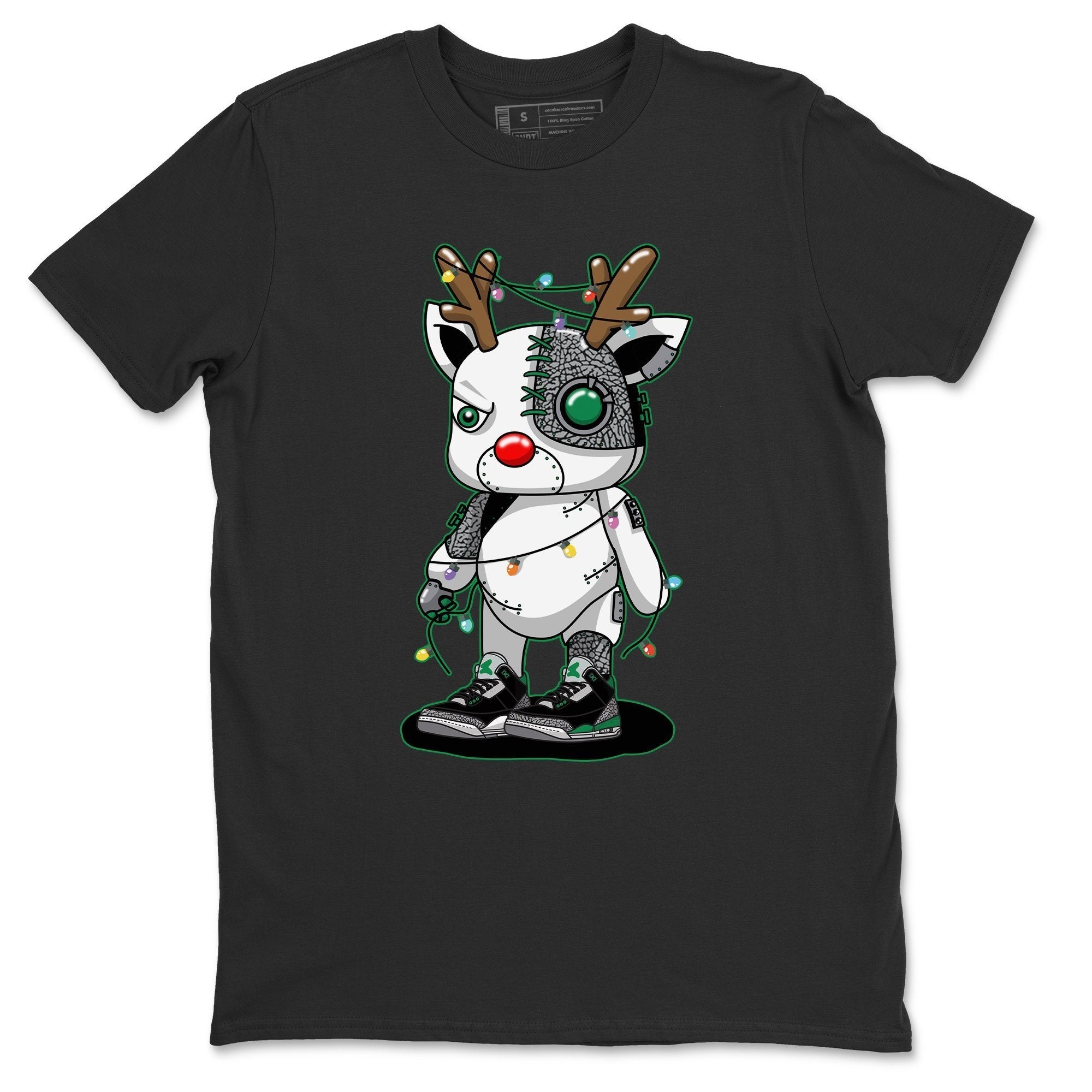 Jordan 3 Pine Green Sneaker Match Tees Cyborg Reindeer Sneaker Tees Jordan 3 Pine Green Sneaker Release Tees Unisex Shirts