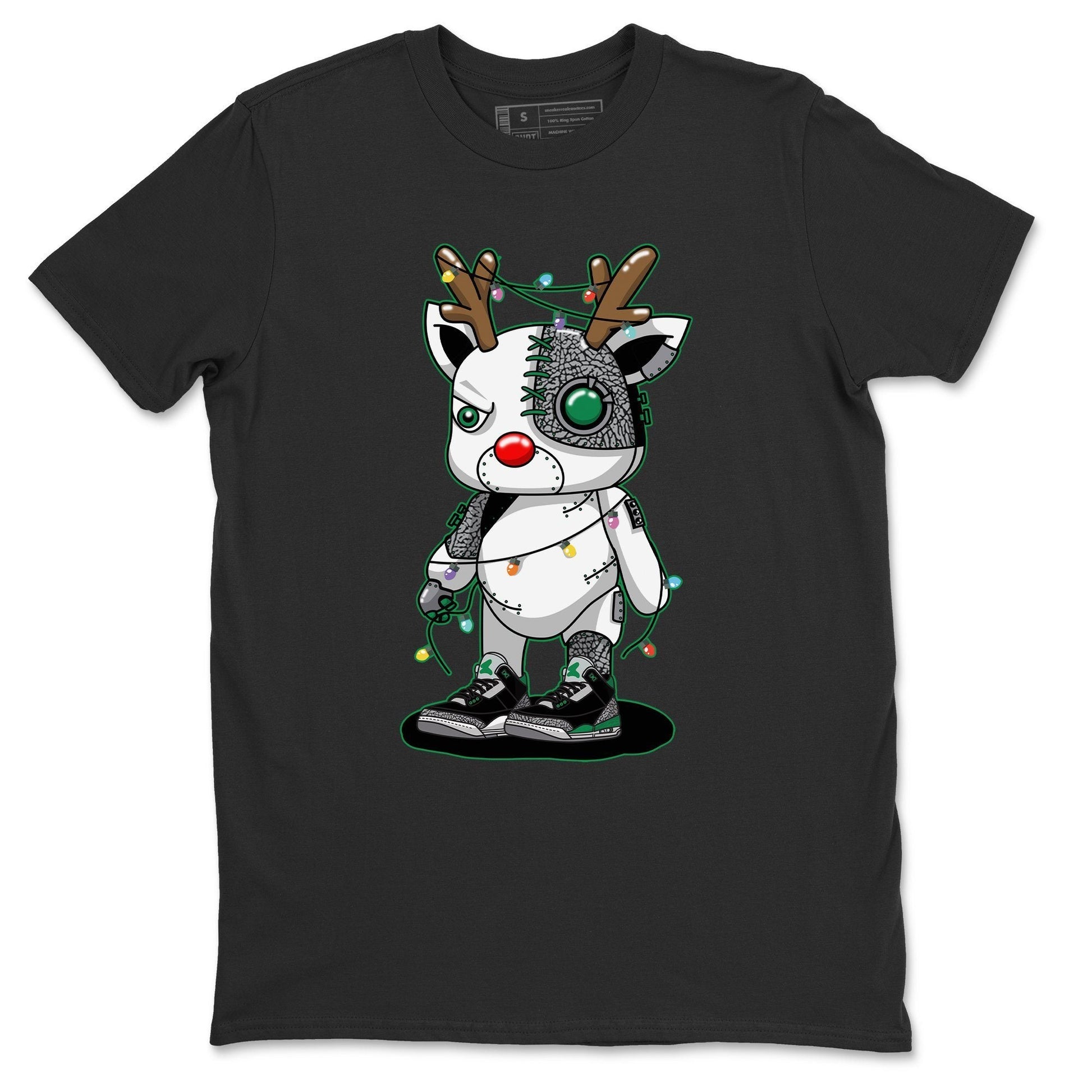 Jordan 3 Pine Green Sneaker Match Tees Cyborg Reindeer Sneaker Tees Jordan 3 Pine Green Sneaker Release Tees Unisex Shirts