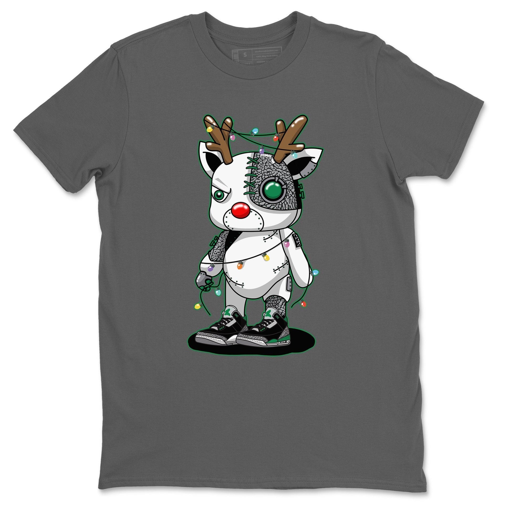 Jordan 3 Pine Green Sneaker Match Tees Cyborg Reindeer Sneaker Tees Jordan 3 Pine Green Sneaker Release Tees Unisex Shirts