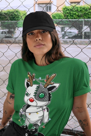 Jordan 3 Pine Green Sneaker Match Tees Cyborg Reindeer Sneaker Tees Jordan 3 Pine Green Sneaker Release Tees Unisex Shirts